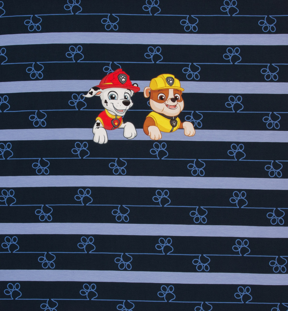 Jersey Panel Paw Patrol mit Sky, Rubble, Marshall und Chase (Lizenz)
